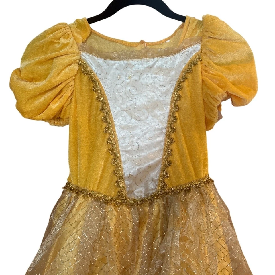 Disney Cinderella Beauty and Beast yellow princess adult costume gown SIZE OS - Image 4 of 4