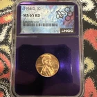 1954-D Lincoln Wheat Cent 1C NGC MS65 RD
