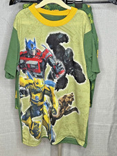 Hasbro - Transformers - Boys Short Sleeve and Shorts Pajama Set - Size L 12/14