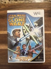 Nintendo Wii  Star Wars: The Clone Wars Lightsaber Duels Video Game CIB Tested
