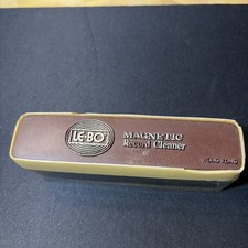 Vintage LE-BO Magnetic Record Cleaner w/ Case Hong Kong See Wear