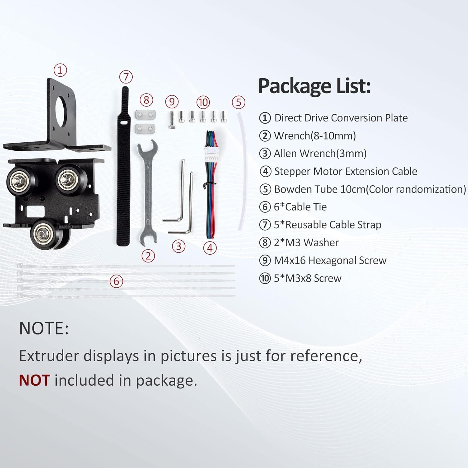 Direktantriebs Upgrade Kit Ender 3 V2 Pro Aquila 3D Drucker Extruder - Bild 2