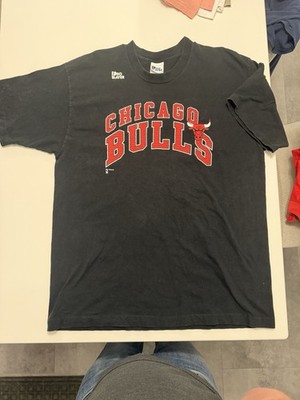 90s Chicago Bulls Pro Player Black T-Shirt XL Vintage Excellent Condition