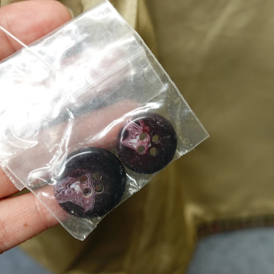 Blazer feminino vintage anos 80 Houndstooth Gun Club Check tweed L 14 bronzeado multi jaqueta - Imagem 3 de 4