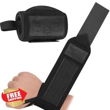 BEAST RAGE Wrist Wraps Weightlifting Thumb Loop Gym Support