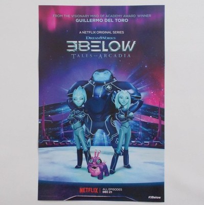 Netflix 3Below Tales Of Arcadia Promo Poster Guillermo Del Toro Dreamworks