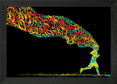 Pursuit. You got a dream. You gotta Framed Wall Art Poster Canvas Print Picture