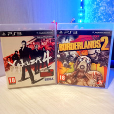 PS3 - YAKUZA 4 / BORDERLANDS 2 - GIOCHI PLAYSTATION 3 PAL ITALIANO CIB COMPLETI