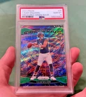 PSA 10 Caleb Williams 2024 Prizm Fireworks #25 Green Wave Prizm Rookie