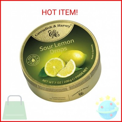 British - Cavendish and Harvey Sour Lemon Drops 200g