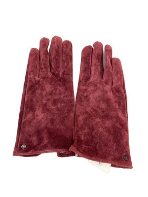 DENTS Handschuhe Leder Gr.M Bordeaux Damen