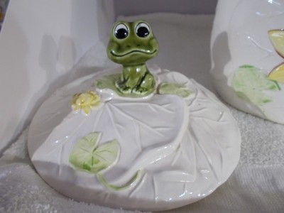 Vintage Sears Roebuck and Co Neil the Frog 7 in Canister Cookie