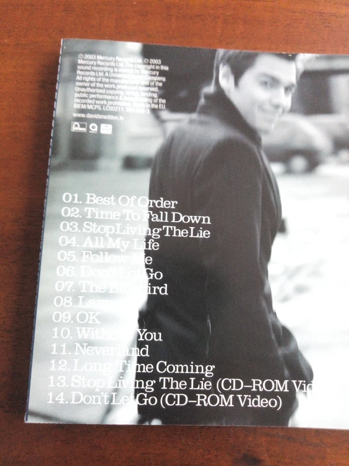 David Sneddon - Seven Years - Ten Weeks - CD (2003) - Bild 2 von 2