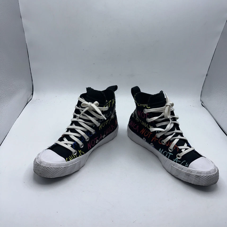 匡威鞋 儿童 5 男孩 UNT1TL3D 非 Chuck Hi 运动鞋 273166C 黑色 — 第 4/4 张图片