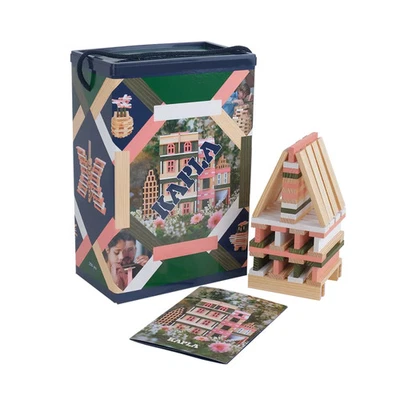 KAPLA Steine 200 Box Starterbox Bausteine Holzbausteine Bauklötze Pinienholz