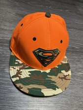 Under Armour Superman Mens Hat Cap Size M Camouflage Baseball DC Comics
