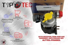 Neu Turbolader 54399980127 TU54399700127tDE Dacia Nissan Renault 54399980127 543