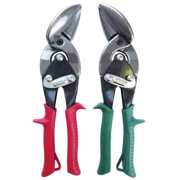 MIDWEST OFFSET AVIATION TIN SNIPS 2 PIECE SET LEFT & RIGHT CUT for