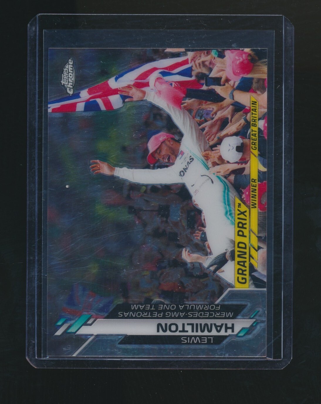 LEWIS HAMILTON 2020 TOPPS CHROME FORMULA 1 #142