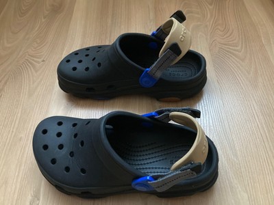 crocs all terrain J 4 schwarz blau Junior Kids Clogs Kinder Sandale 36-37