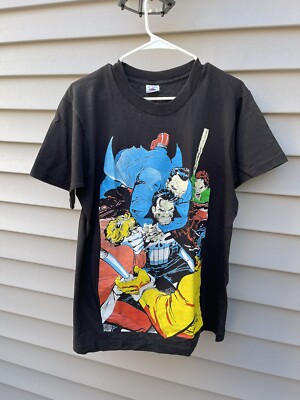 Vintage Punisher Comic Images Shirt M Jumbo Print 1992 Marvel Comics X-men 21x28