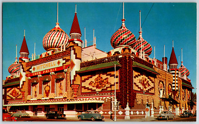 c1960s South Dakota Corn Palace SD 8.5''x5.5'' Vintage Large Giant Postcard