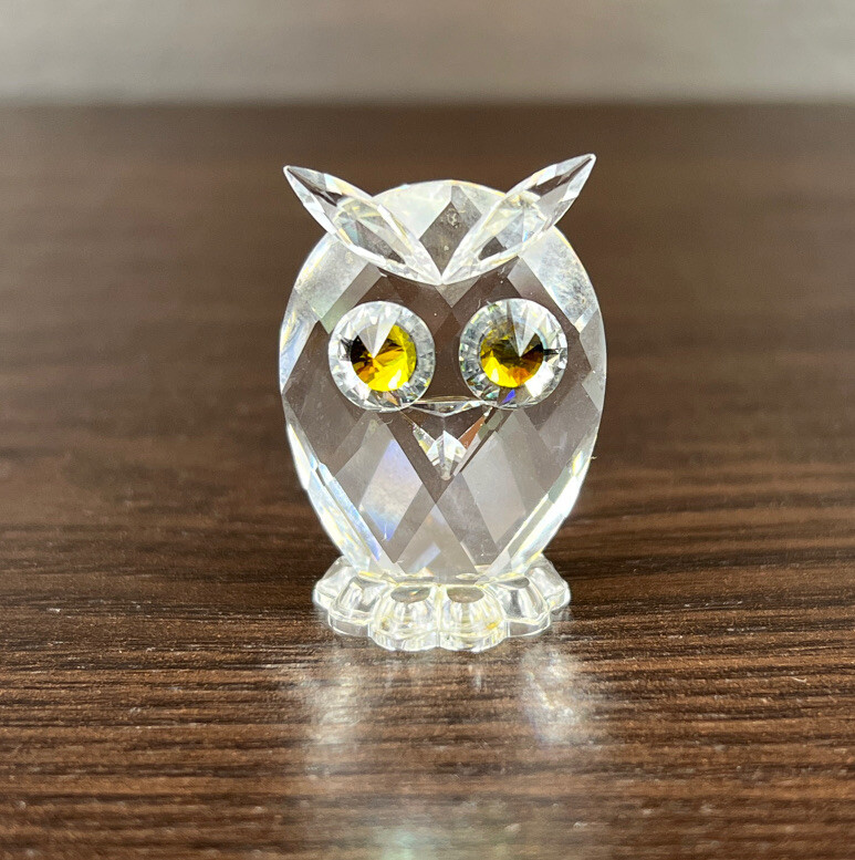 スワロフスキー アウル スモール OWL SMALL SWAROVSKI 縁起物 Idyllia