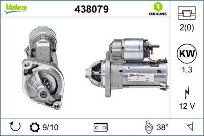 VALEO 438079 Starter for Mercedes-Benz