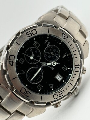 sector chronograph watch black