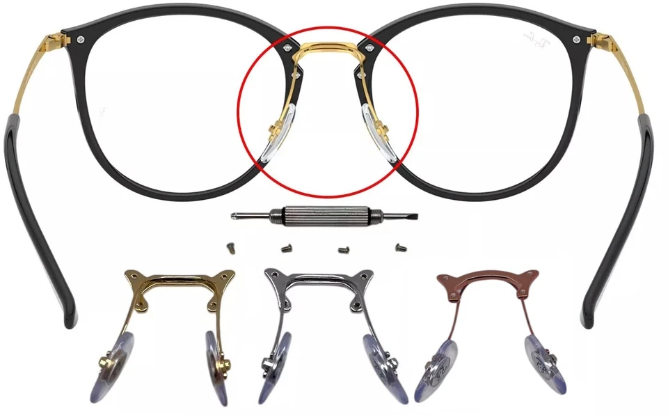 Ray-Ban RB7140 Brücke - Mittelteil als Set / Neu und Original !