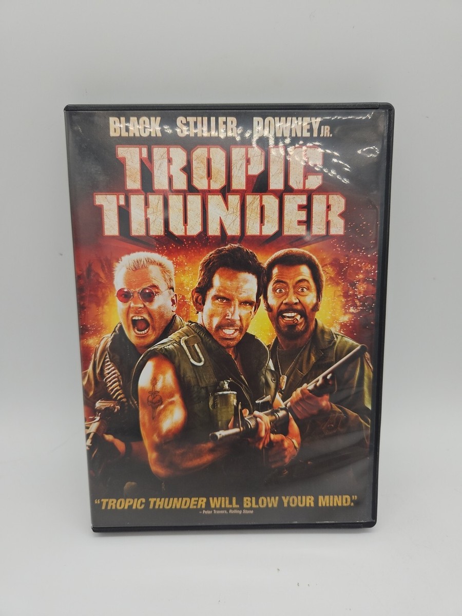 Tropic Thunder (2008 DVD) Jack Black, Ben Stiller, Robert