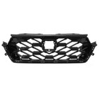 Front Upper Grille Glossy Black For 2023-2024 Honda Crv Cr-V Sport Hybrid (For: Honda Cr-V)