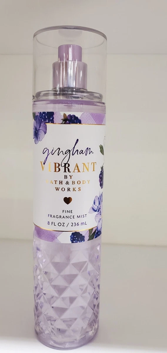 BATH & BODY WORKS GINGHAM VIBRANT FINE FRAGRANCE MIST SPRAY 8