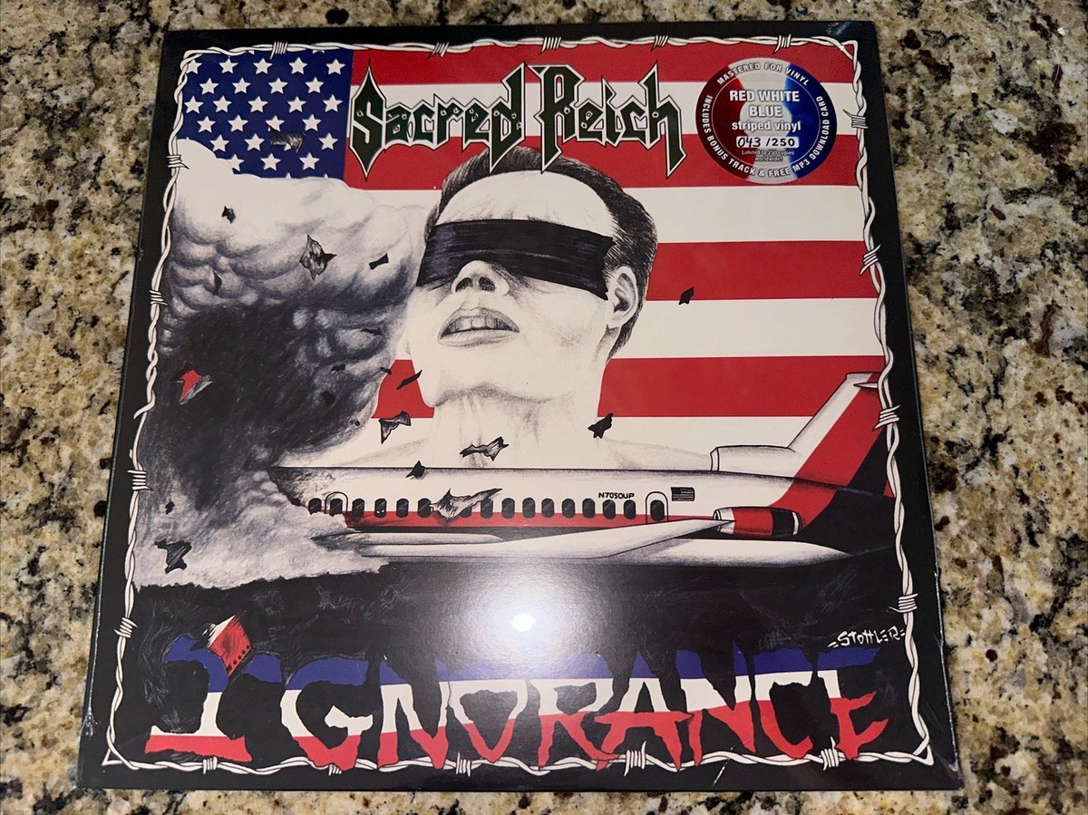 希少 見本盤 LP レコード Sacred Reich Ignorance SACRED REICH