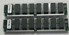 2X -32MB Fast Page FPM MEMORY NON-PARITY 60NS SIMM 72-PIN 5V 8X32 MODULES 32 MEG