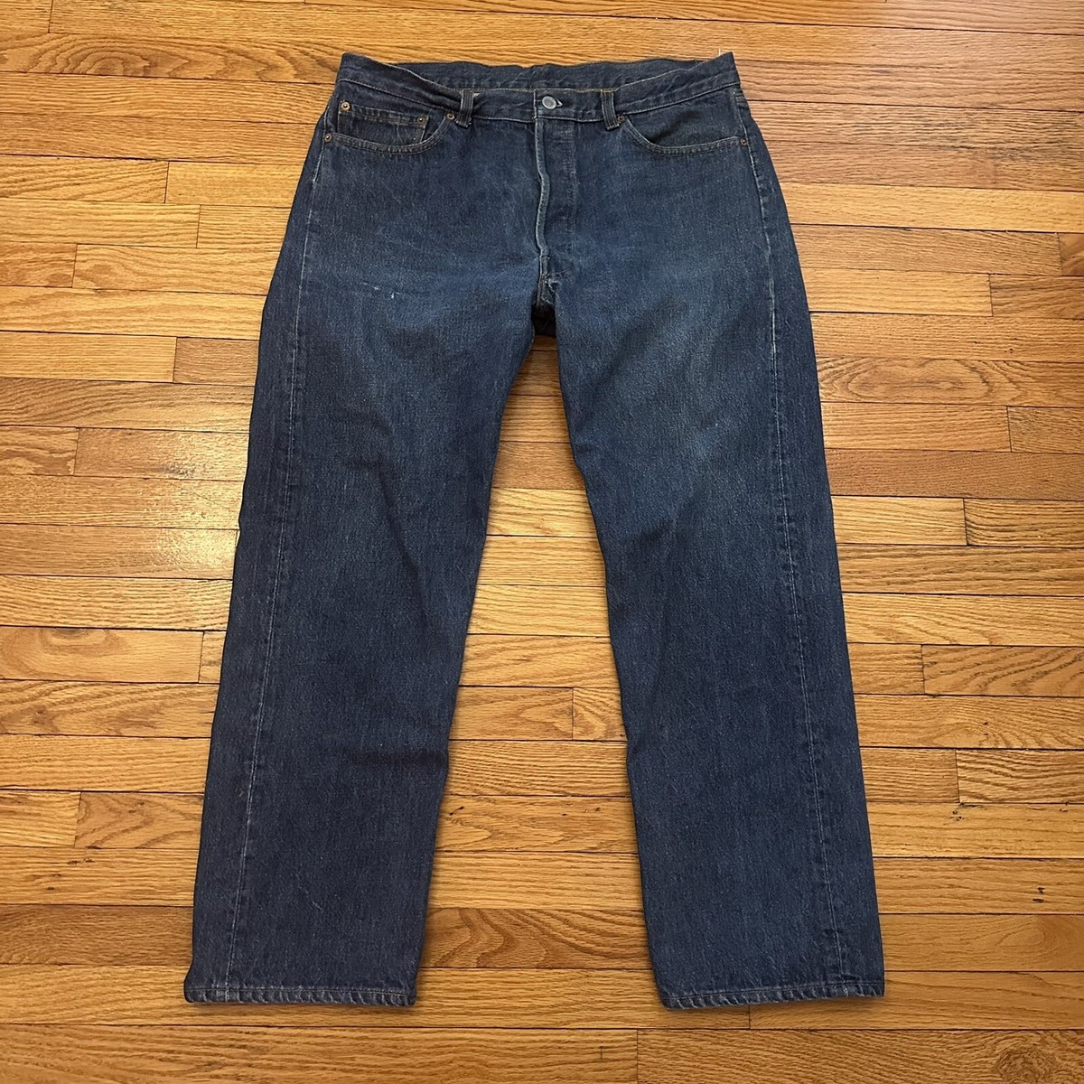 Vintage 80s Levi's 501 Blue Denim Jeans Size 38x31 Men Made Vintage 80s Levi's 501 Blue Denim Jeans Size 38x31 Men Made