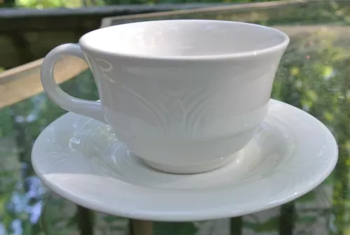 Vintage Syracuse China Syralite U.S.A. 21-C Cup & Saucer  