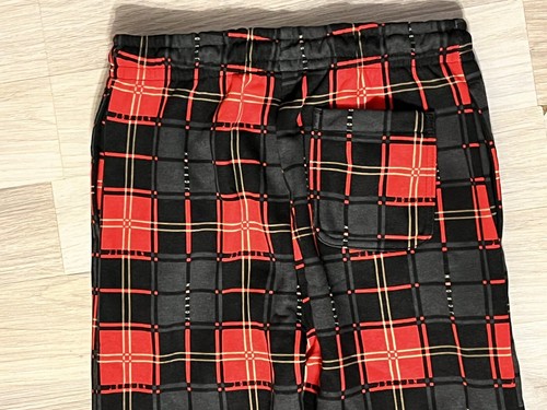 Nike Brooklyn Fleece Check Kids Pullover Hoodie Tracksuit Sz S/M/XL Black Red - Picture 6 of 9