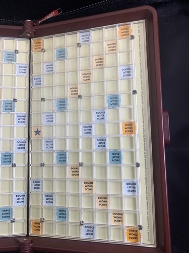 Hasbro Scrabble Crossword Game Folio Edition 2001 Travel - Picture 2 of 9
