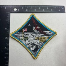NASA Patch APOLLO 11 Theme WE COME IN PEACE A...