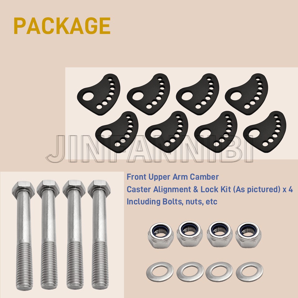Camber Lock Alignment Fix for Silverado Sierra 1500 99-18 Upper Arm Cam ...