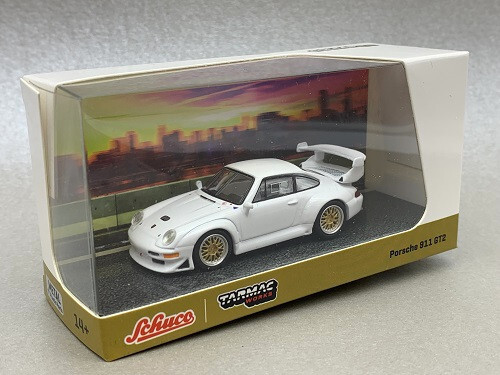Porsche 911 GT2 weiß TARMAC Works von Schuco im Maßstab 1:64 NEU OVP