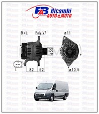 ALTERNATORE FIAT DUCATO 2.3 MULTIJET JTD - DAILY - 210886A -110AH
