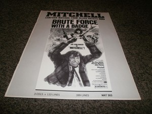MITCHELL 1975 PRESSBOOK JOE DON BAKER ALLIED ARTISTS 70S CULT DRIVE-IN