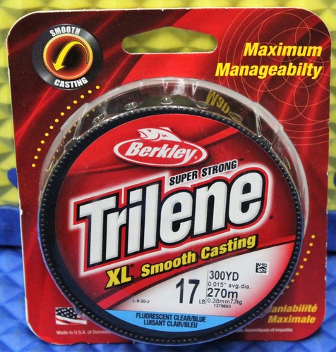 Berkley Trilene Up To 330 YDS XLFS-26 Fluor. Clear/Blue CHOOSE YOUR LINE WEIGHT! - Picture 9 of 10