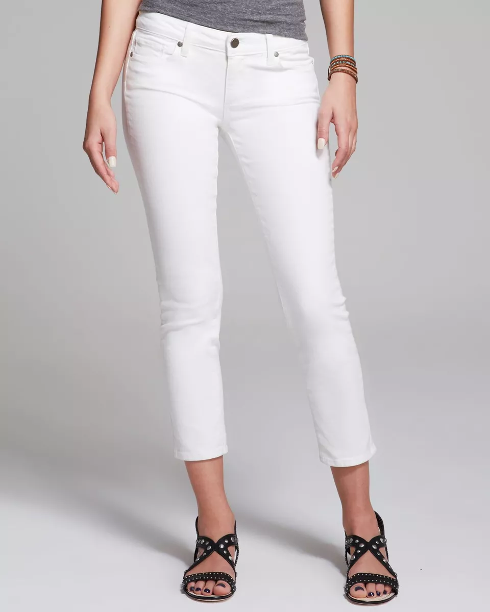 Paige kylie shop crop white