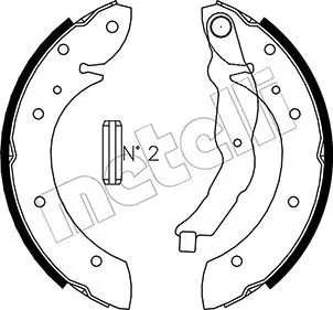 METELLI 53-0015 Ganasce Freno con accessori - Immagine 2