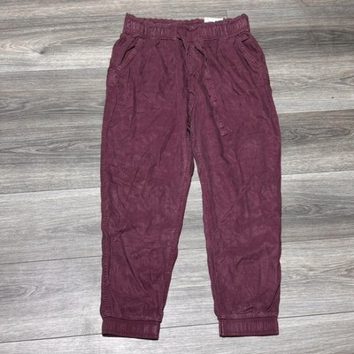SO Goods For Life High Rise Jogger Pants L Plum Prune NWT