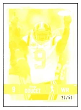 2008 SAGE HIT #9 Early Doucet Make Ready Yellow #/50 Rookie RC