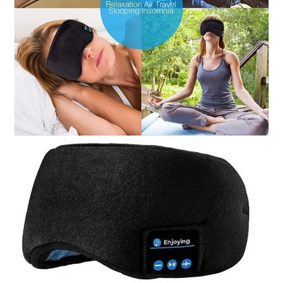 Bluetooth 5.0 Sleep Headphones Eye Mask Wireless Headphones for Sleeping Music